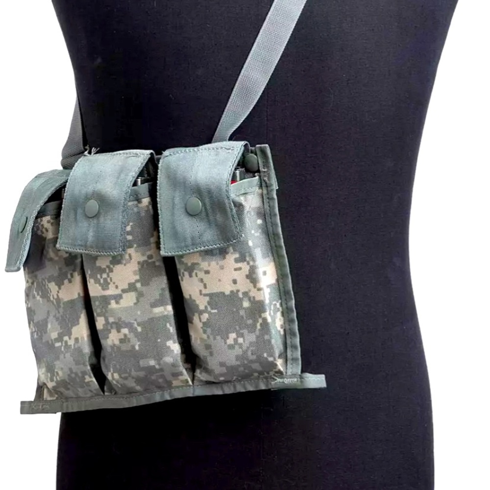 Military Magazine Bandoleer MOLLE II Mag Ammunition Pouch w/ Strap